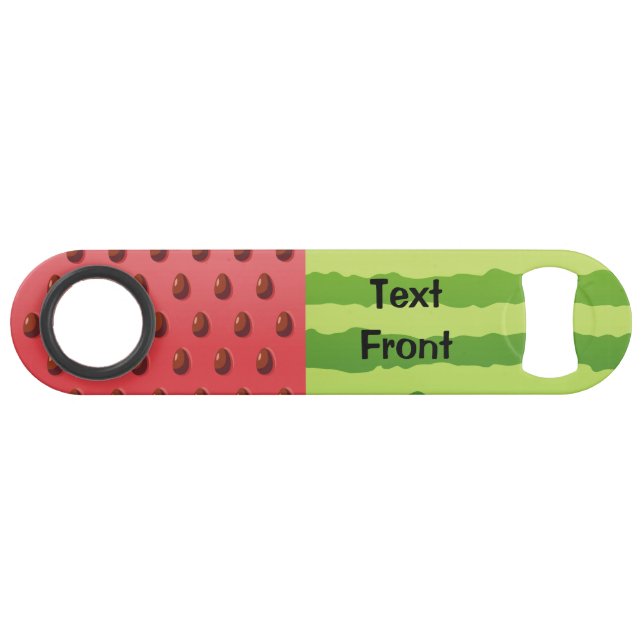 Abrebotellas De Bar Clave de barra de bandera de la sandía (Anverso (Horizontal))