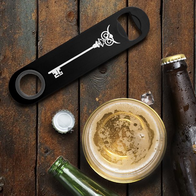 Abrebotellas De Bar Clave de esqueleto de búho tribal (Subido por el creador)