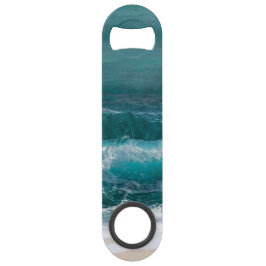 Abrebotellas De Bar Coastal Ocean Wave Nautical Photo Bottle Opener