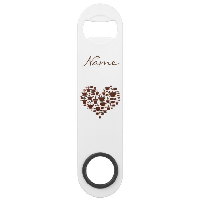 Abrebotellas De Bar Coffee Lover Heart Thunder_Cove (Anverso)