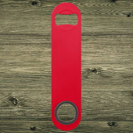 Abrebotellas De Bar Color sólido rojo Cadmio