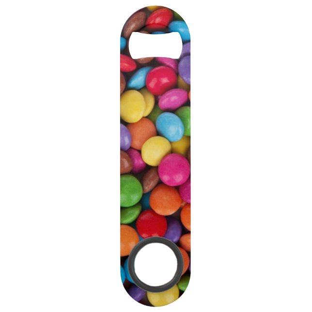 Abrebotellas De Bar Colorful Button Candy (Anverso)
