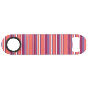 Abrebotellas De Bar Corales vivos, rayas rojas y violetas