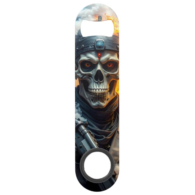 Abrebotellas De Bar Cráneo de la Muerte (Anverso)