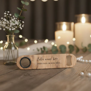Abrebotellas De Bar Custom Bottle Opener – Personalized with Name