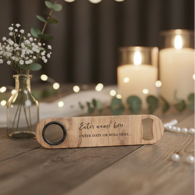 Abrebotellas De Bar Custom Bottle Opener – Personalized with Name (Subido por el creador)