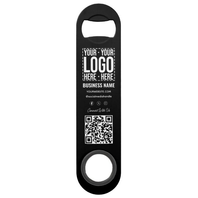 Abrebotellas De Bar Custom Business Logo Corporate Company Modern Cool (Anverso)