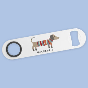 Abrebotellas De Bar Dachshund Wiener Sausage Dog Personalizado