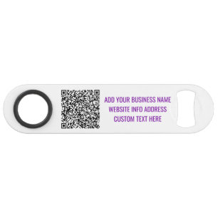 Abrebotellas De Bar Diseña tu propia llave de barra con código QR y te