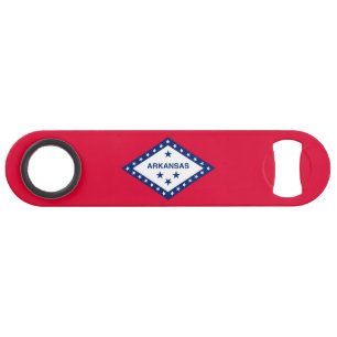 Abrebotellas De Bar Diseño de bandera del estado de Arkansas