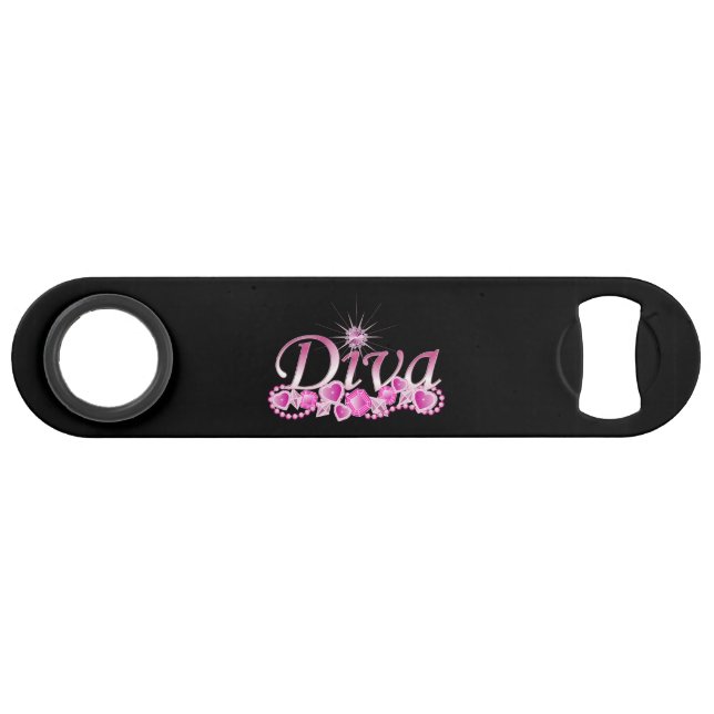 Abrebotellas De Bar Diva Bling (Anverso (Horizontal))
