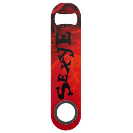 Abrebotellas De Bar Edens Custom name to RED & BLACK pro speed