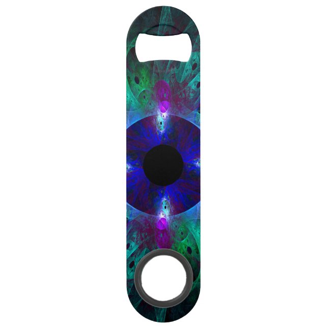 Abrebotellas De Bar El arte abstracto visual (Anverso)