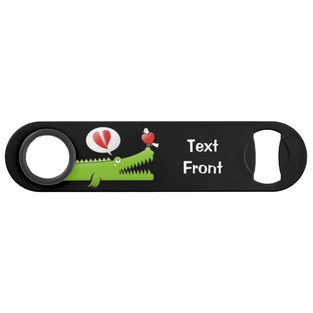 Abrebotellas De Bar El lagarto en la clave de la barra de amor (Anverso (Horizontal))