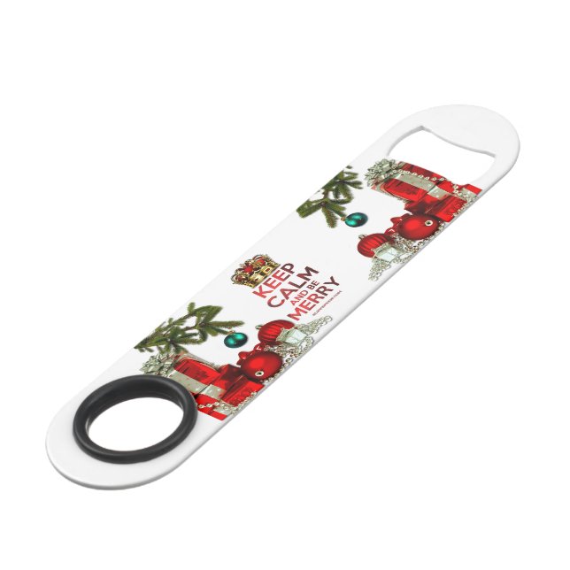 Abrebotellas De Bar El nombre o árbol artístico de la Feliz Navidad de (Ángulo frontal)