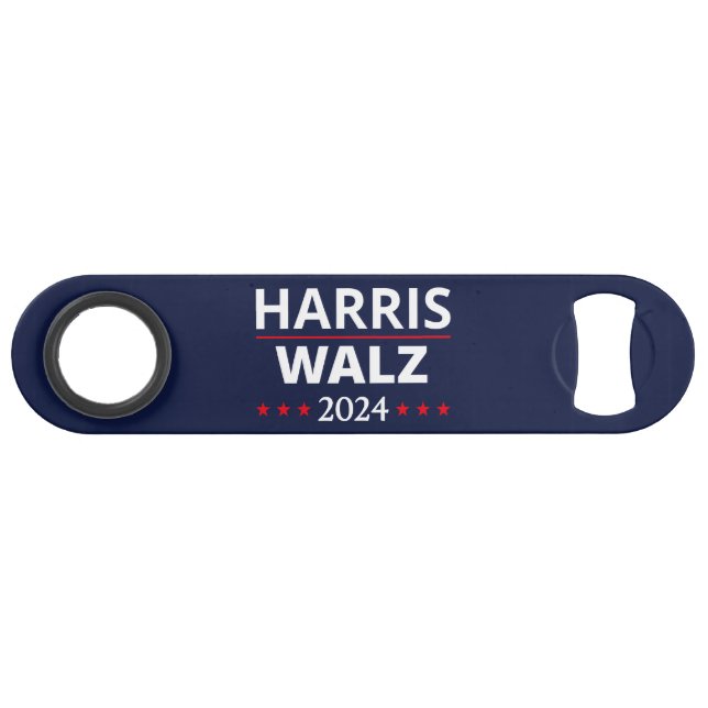 Abrebotellas De Bar Elecciones Harris Walz 2024 III (Anverso (Horizontal))