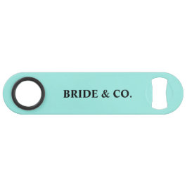 Abrebotellas De Bar Elegant Bride & Co. Bridal Shower Teal