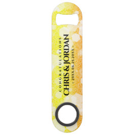 Abrebotellas De Bar Elegante 13° Aniversario del Boda de la Citrina