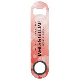 Abrebotellas De Bar Elegante celebración del 35° aniversario del Boda