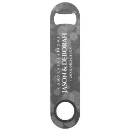 Abrebotellas De Bar Elegante celebración del cuarto aniversario de Bod