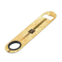 Elegante Monogramado Mármol Negro Oro