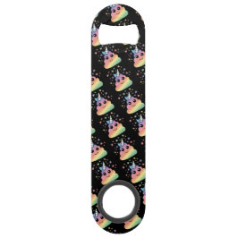 Abrebotellas De Bar Emoji de arcoíris de unicornio