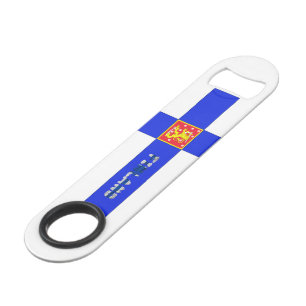 Abrebotellas De Bar Escudo de armas de la bandera de Finlandia