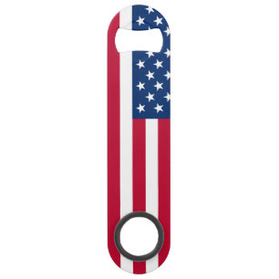 Abrebotellas De Bar Estrellas y bandas de la bandera estadounidense de