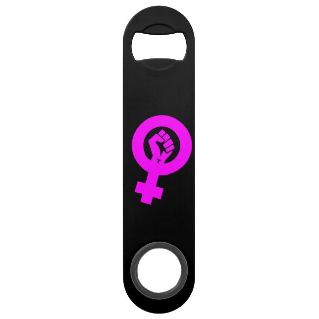Abrebotellas De Bar Feminista radical (Anverso)