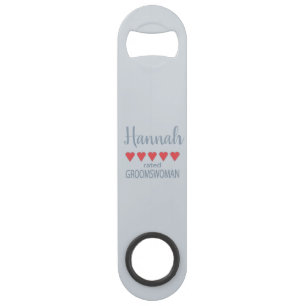 Abrebotellas De Bar Fiesta de novias y bodas 5 Groomswoman