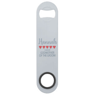 Abrebotellas De Bar Fiesta de novias y bodas 5 Madrina del Corazón de 