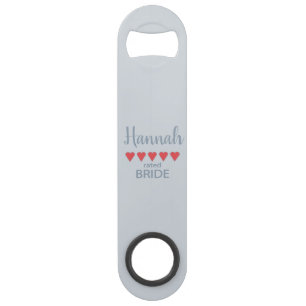 Abrebotellas De Bar Fiesta de novias y bodas 5 Novia de corazón