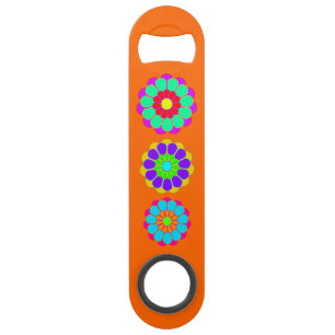 Abrebotellas De Bar Flor divertida Bloom I II III