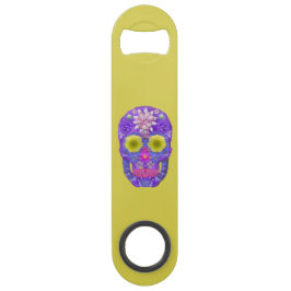 Abrebotellas De Bar Flor Skull 5