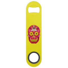 Abrebotellas De Bar Flor Skull 6
