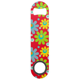 Abrebotellas De Bar Flores hippie felices