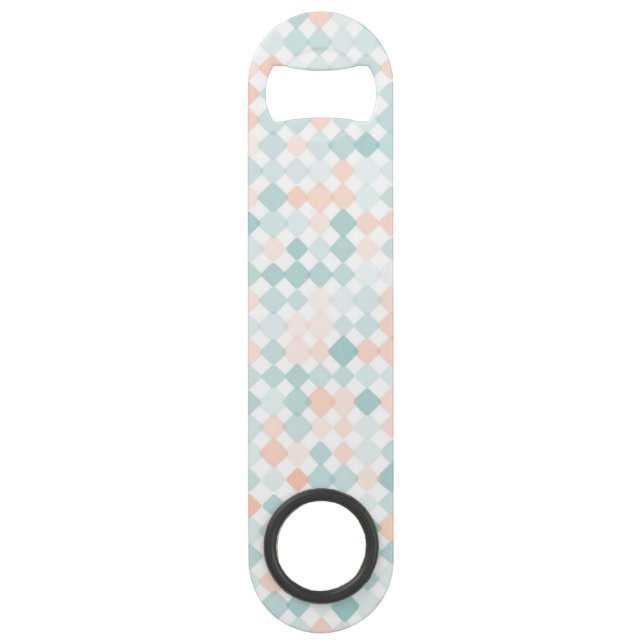 Abrebotellas De Bar Fondo abstracto con los pequeños puntos mezclados (Anverso)