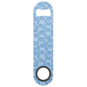 Abrebotellas De Bar Fondo azul del modelo de los pingüinos