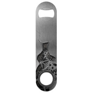 Abrebotellas De Bar Fondo metalizado con daño mecánico