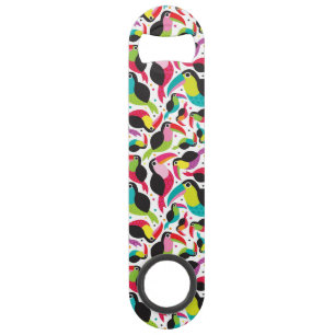 Abrebotellas De Bar fondo toucan exótico del pájaro del Brasil