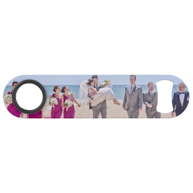 Abrebotellas De Bar foto única de personalizado (Anverso (Horizontal))