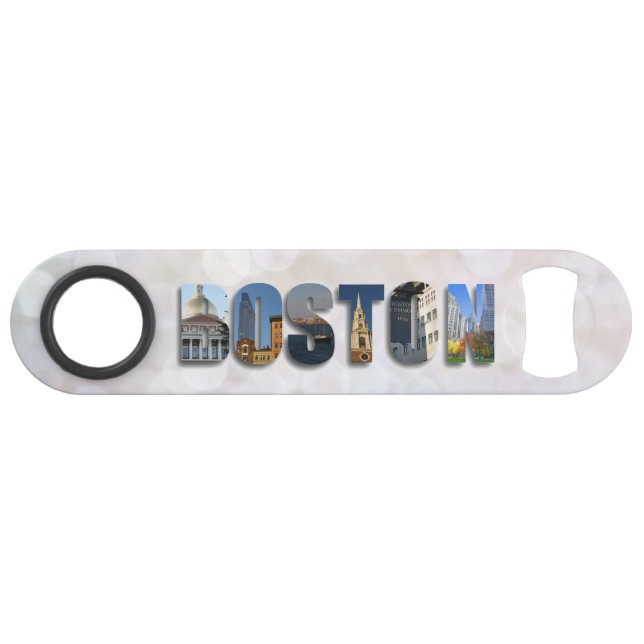 Abrebotellas De Bar Fotos de viaje de Boston Massachusetts City (Anverso (Horizontal))