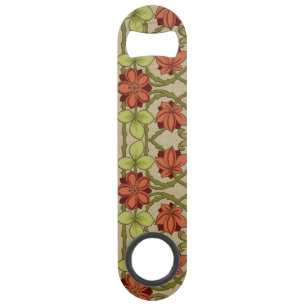 Abrebotellas De Bar Frieze Border Art Nouveau Floral
