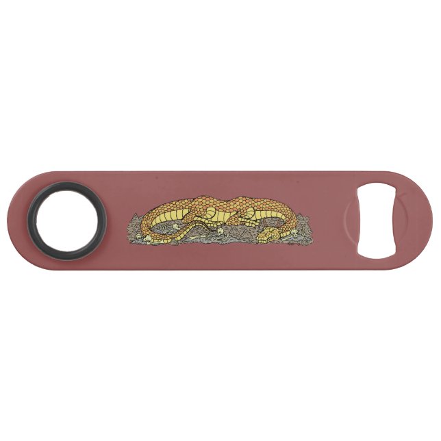 Abrebotellas De Bar Fuego en reposo (Anverso (Horizontal))