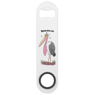 Abrebotellas De Bar Funny marabou stork personalizado