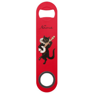 Abrebotellas De Bar Gato que toca el banjo Thunder_Cove