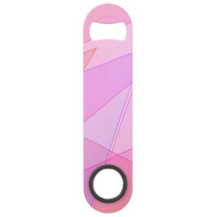 Abrebotellas De Bar Geométrica rosa
