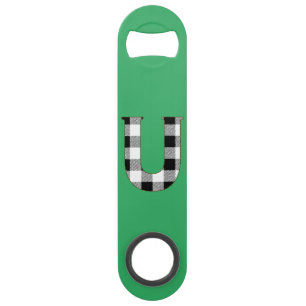 Abrebotellas De Bar Gingham Check U