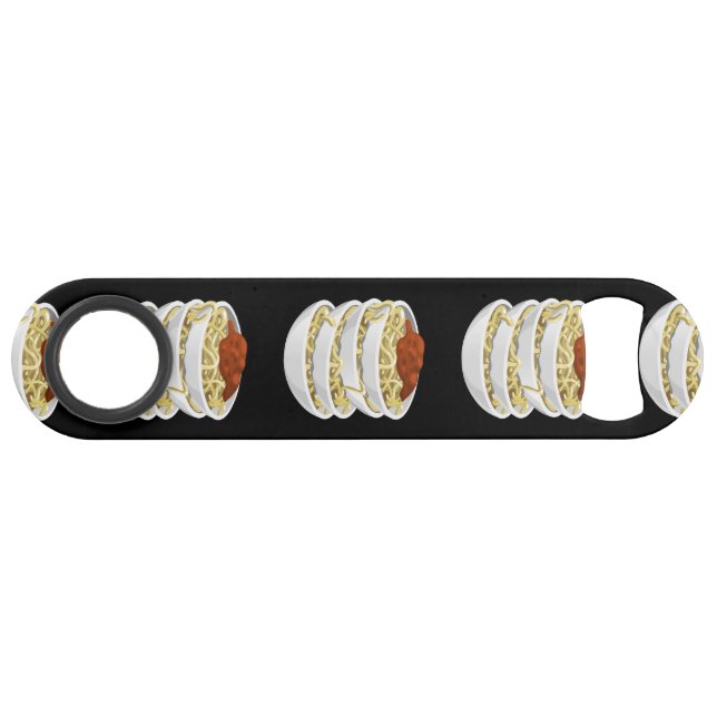 Abrebotellas De Bar Glitch Food pasta sabrosa (Anverso (Horizontal))