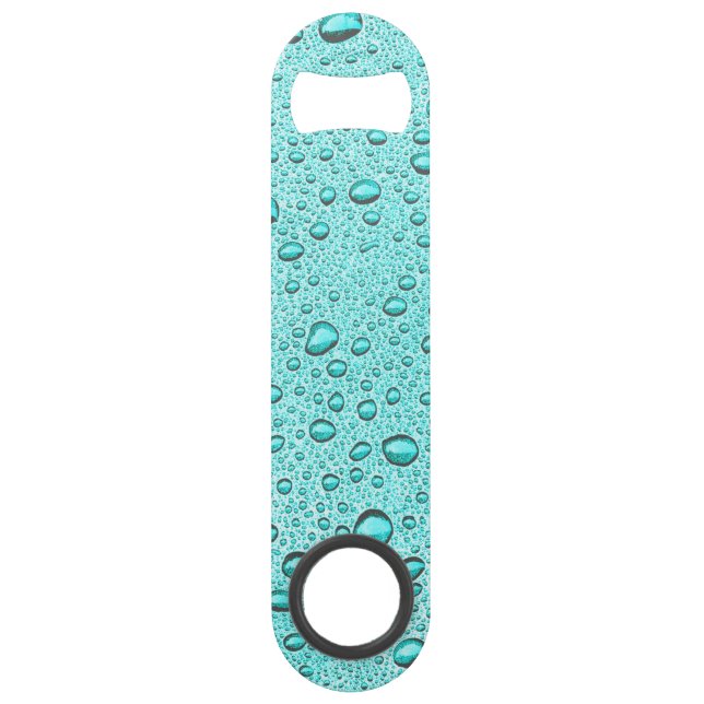 Abrebotellas De Bar Gotas acuáticas (Anverso)